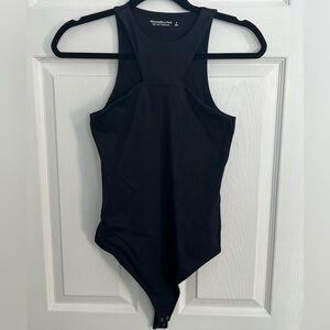 Abercrombie & Fitch Black Bodysuit Top